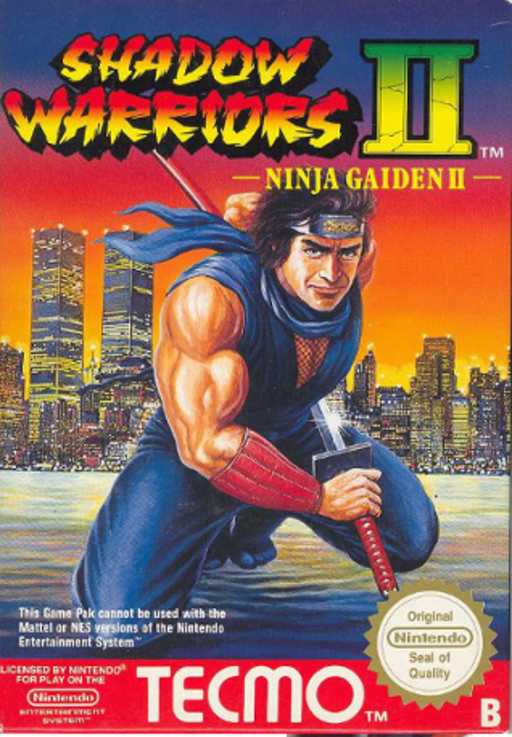 Shadow Warriors II - Ninja Gaiden II (Europe) box art